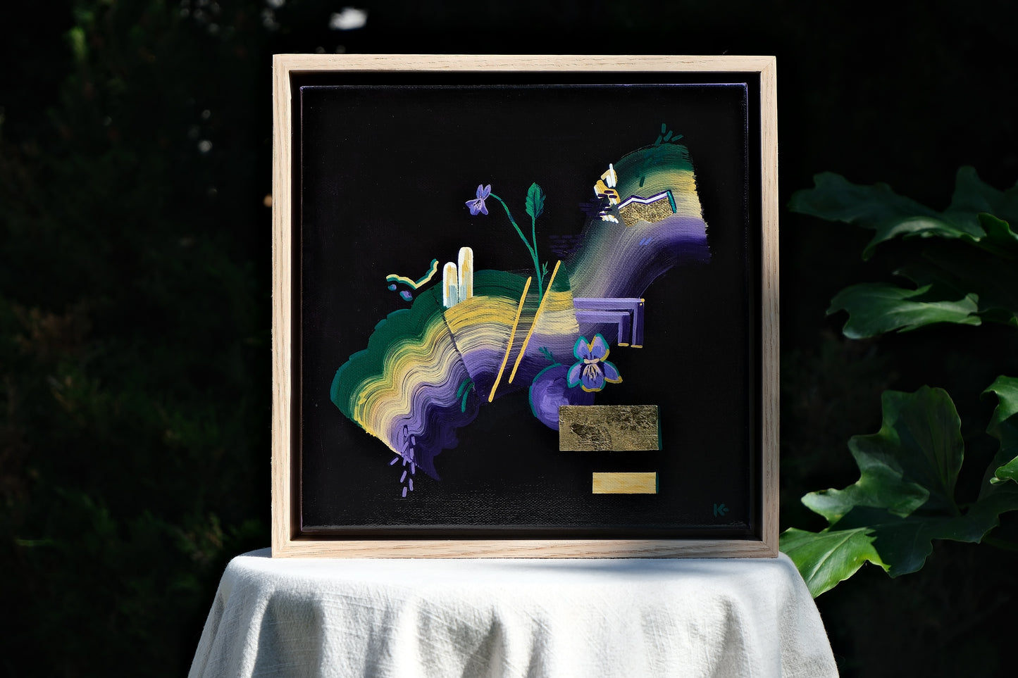 "Viola spp." Original Painting