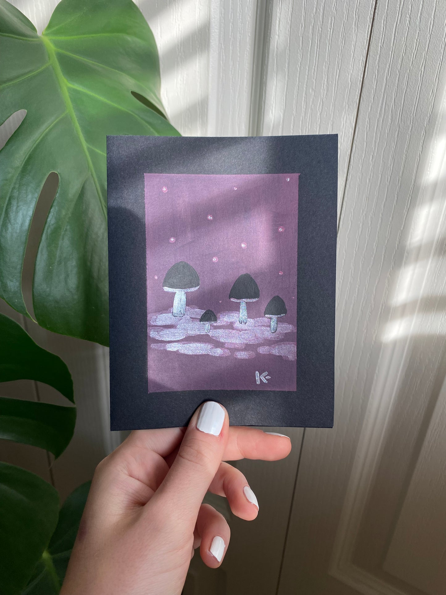 Little Shrooms Card | Purple