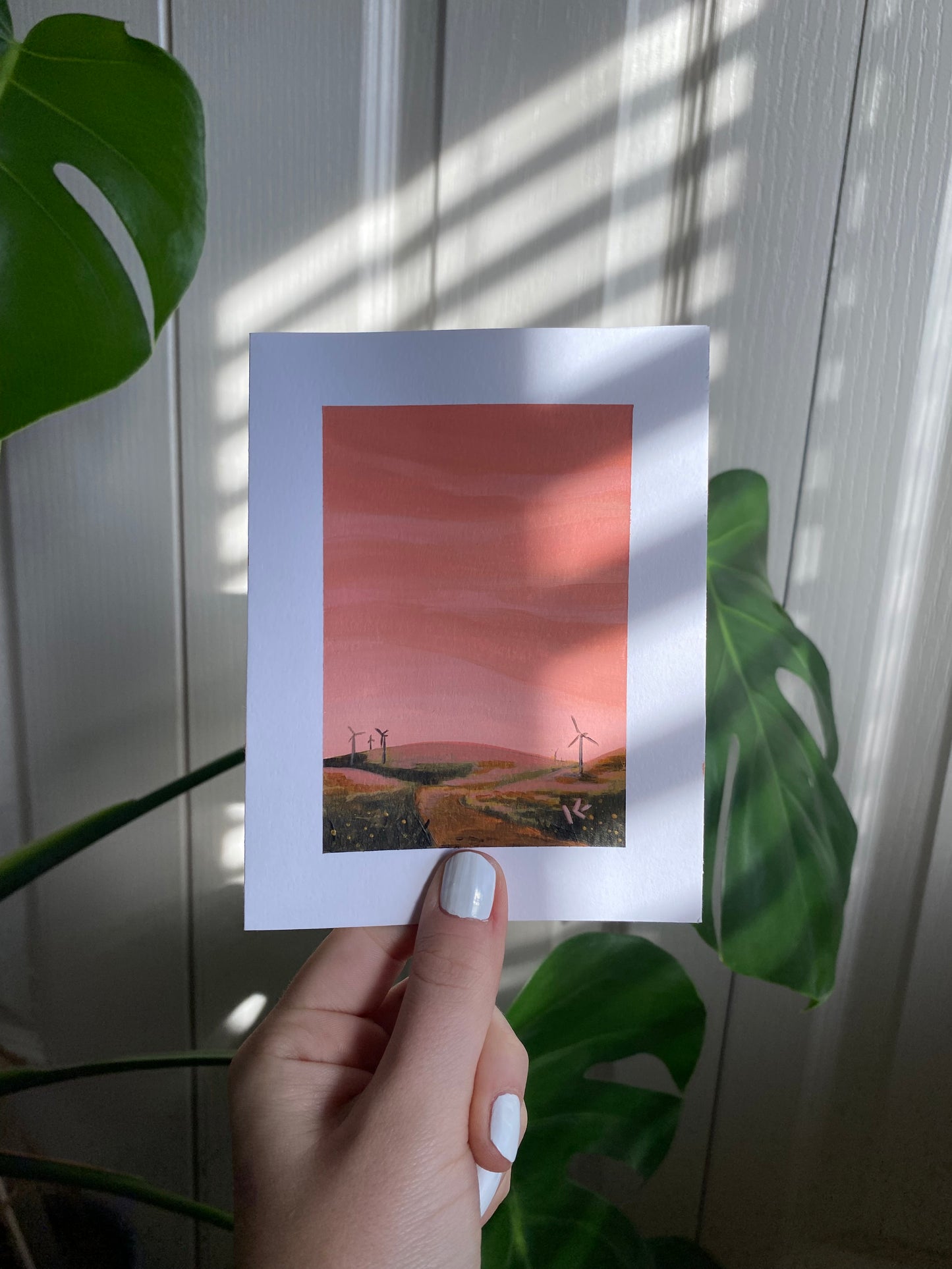 Breezy Sunset Card