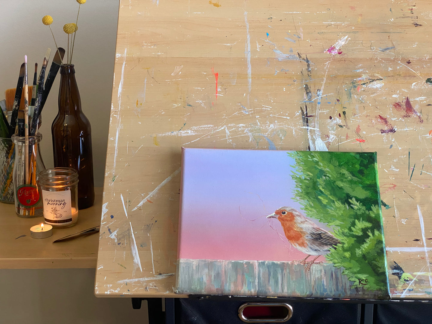"Early Bird" Original Painting