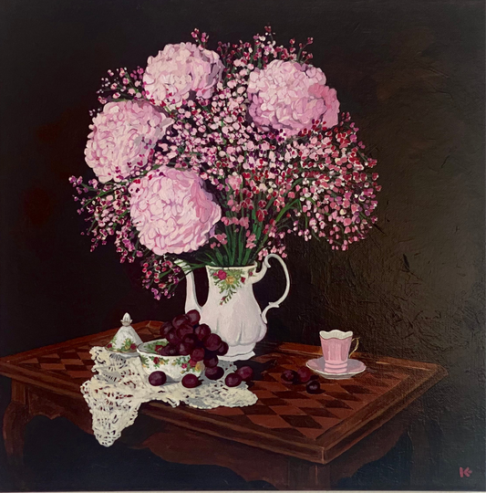 "Mourning Tea" Original Painting