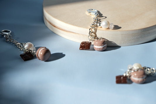 Chocolate Macaron Charm