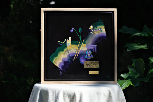 "Viola spp." Original Painting