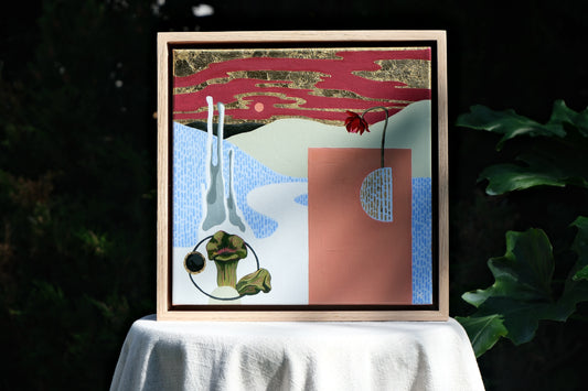 "Sarracenia Purpurea" Original Painting