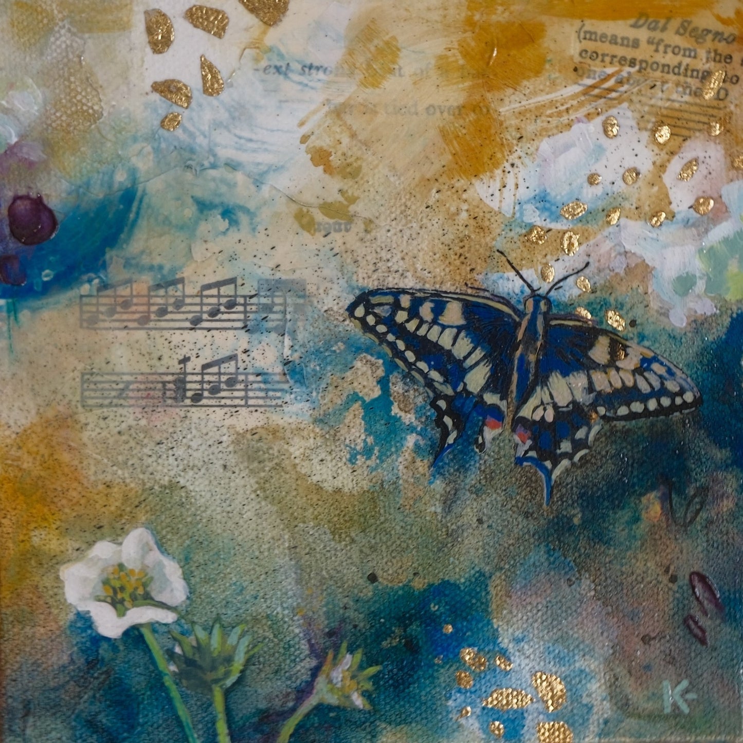 "Flutter & Bloom" Original Painting