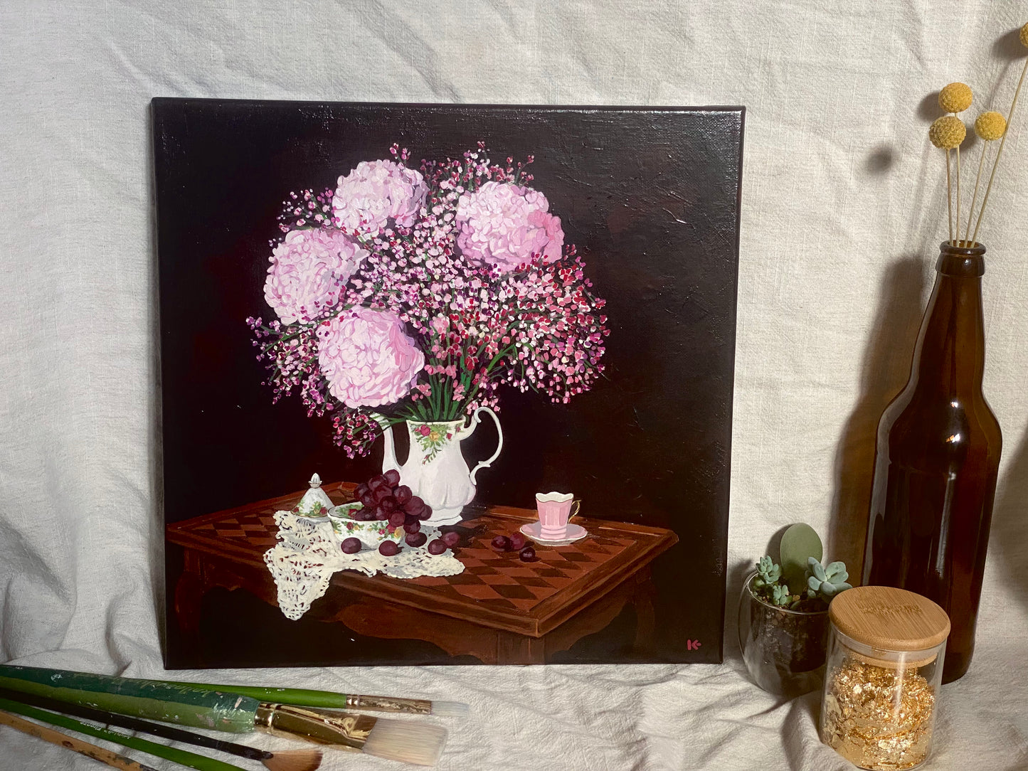 "Mourning Tea" Original Painting