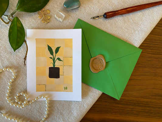 House Plant Card no.4