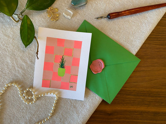 House Plant Card no.7