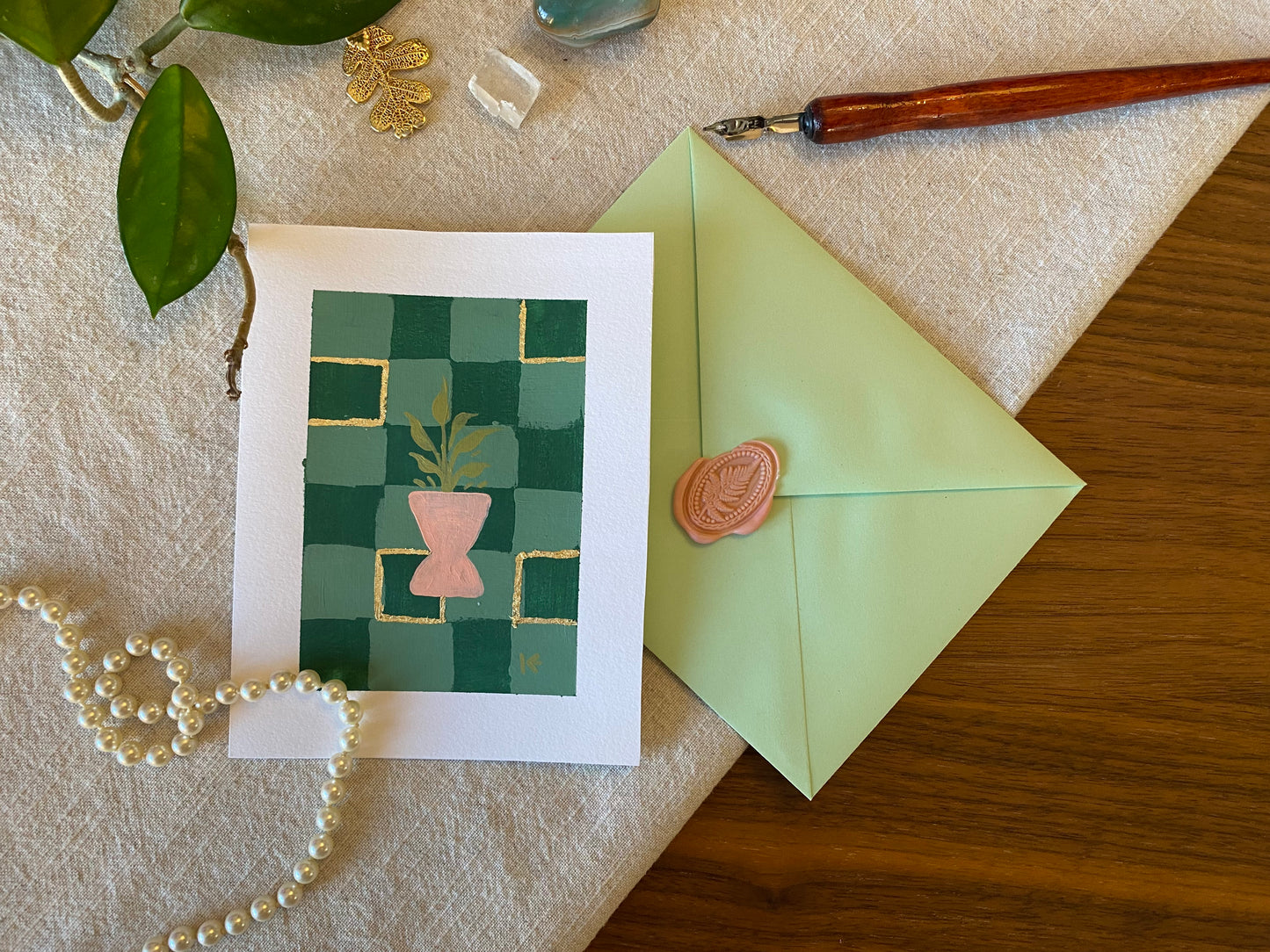 House Plant Card no.8