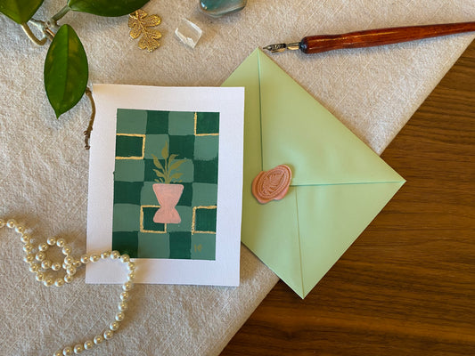 House Plant Card no.8