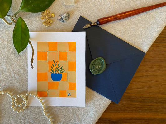House Plant Card no.12