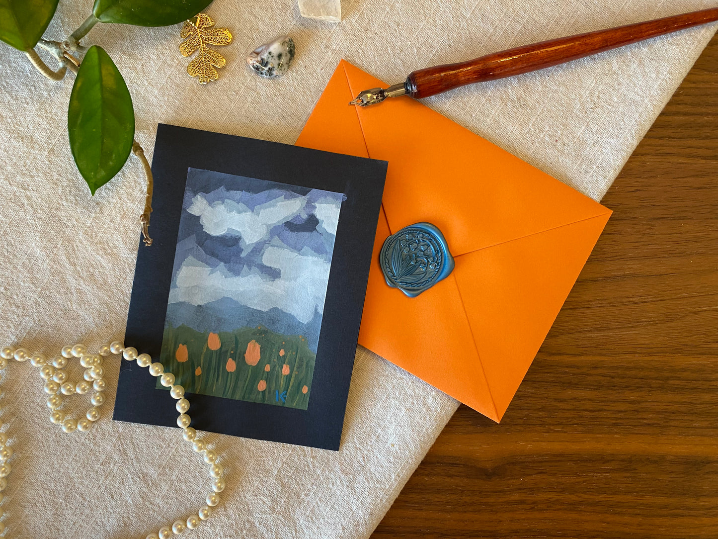 Tulip Fields Card