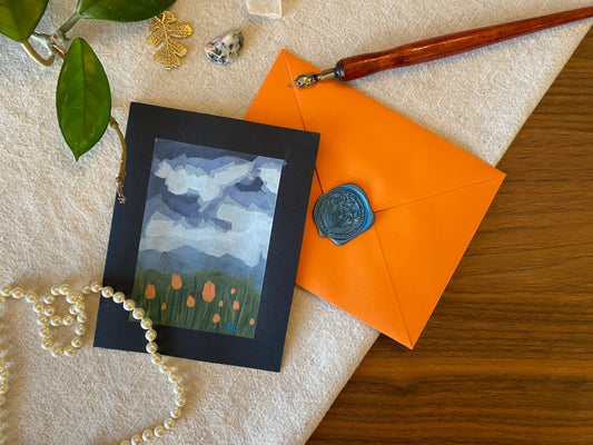 Tulip Fields Card