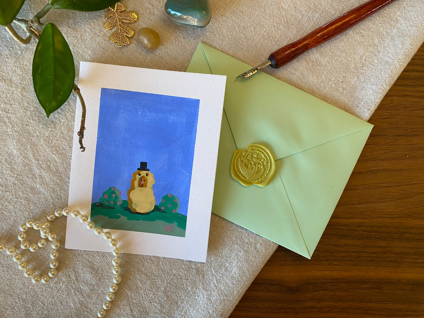 Fancy Sheep Card | Top Hat