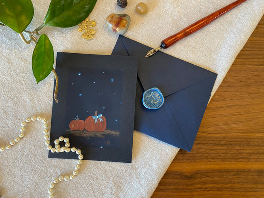 Pumpkins & Bows Card