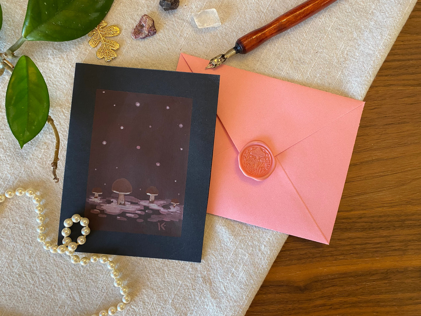 Little Shrooms Card | Pink