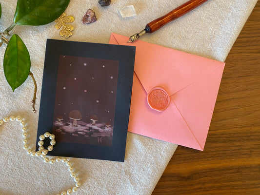 Little Shrooms Card | Pink