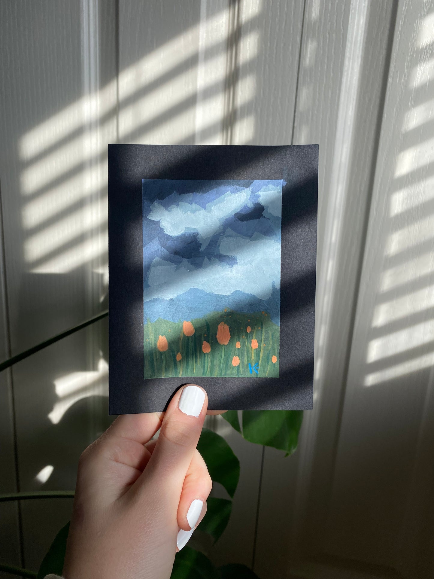 Tulip Fields Card