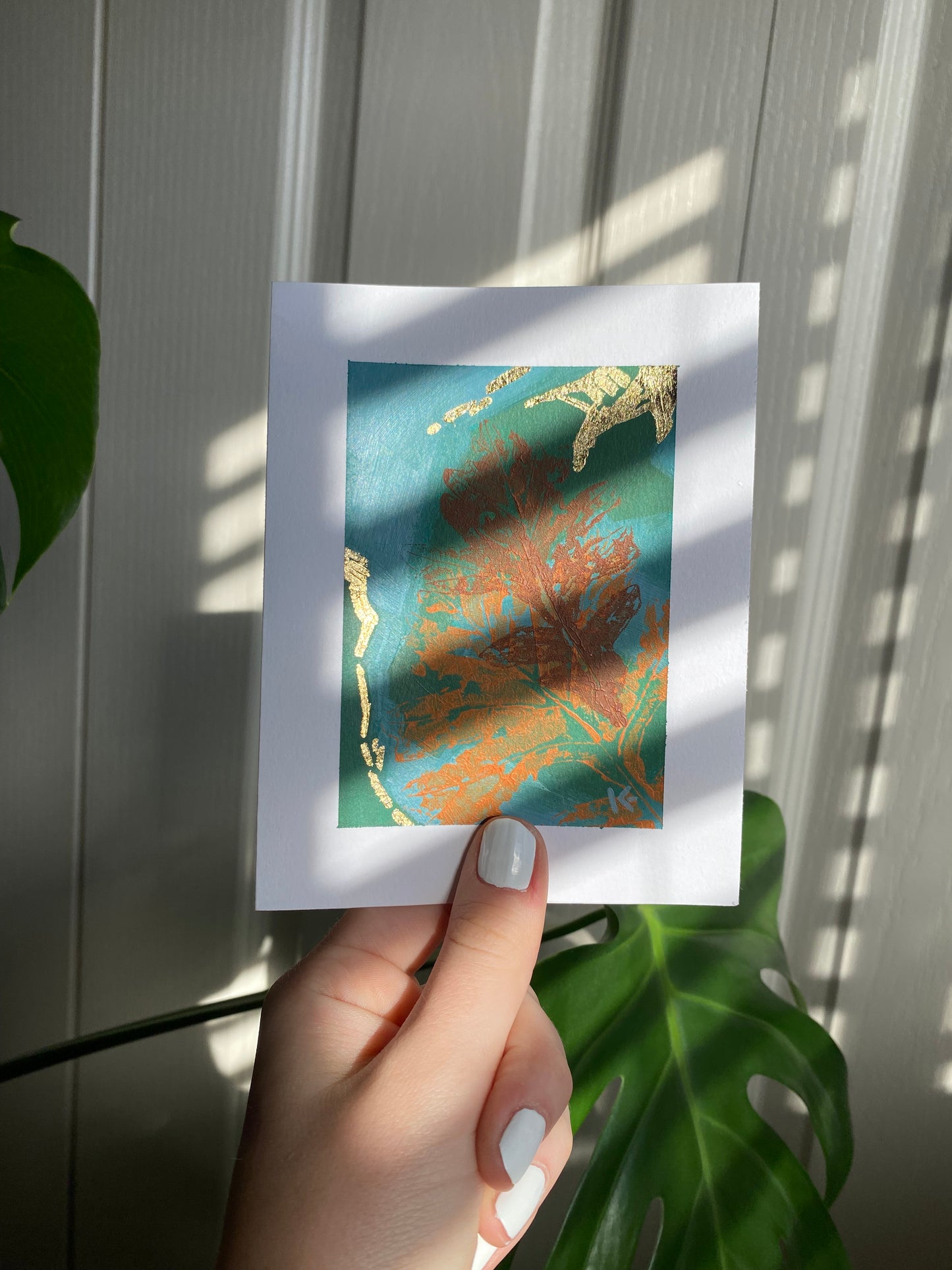 Autumn Leaves Card