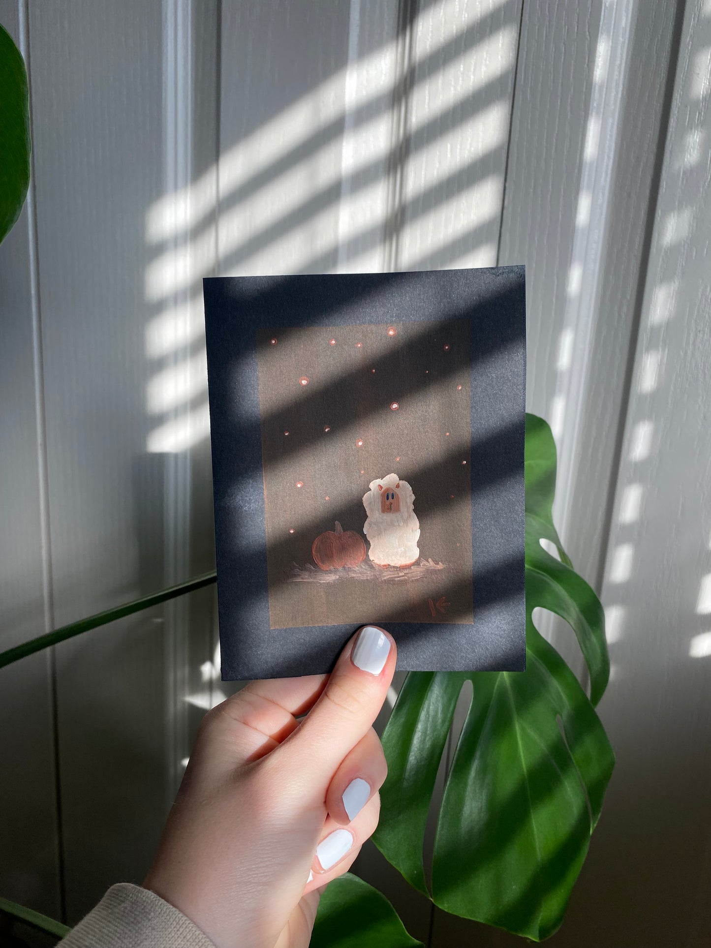 Autumn Sheep Card