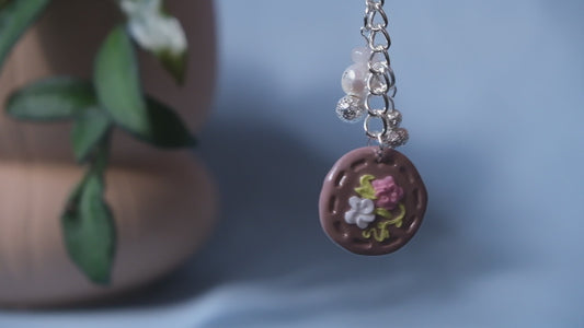 Floral Pendant Charm